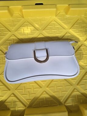 NWT KKXIU Cream Off White Retro Underarm Hobo Shoulder Bag Chain